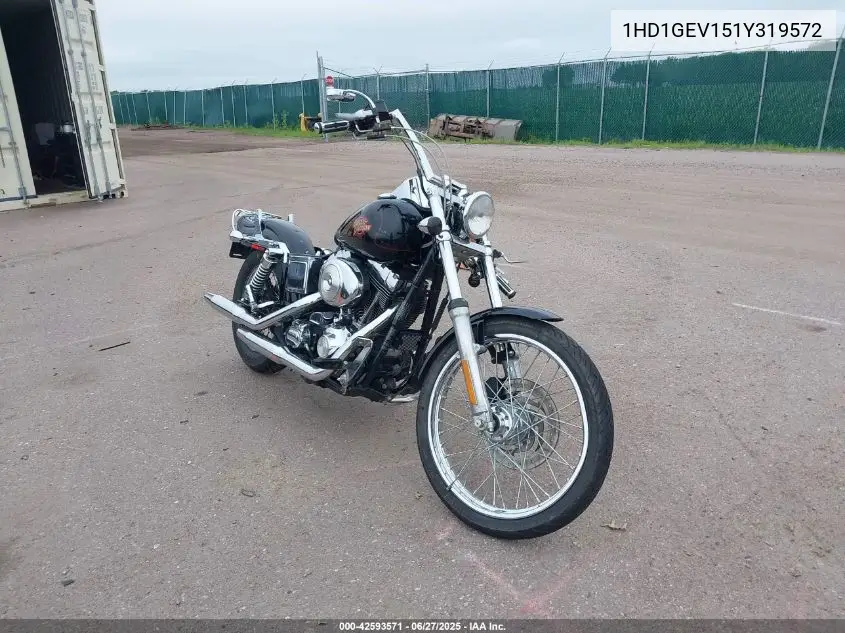 2001 Harley-Davidson Fxdwg VIN: 1HD1GEV151Y319572 Lot: 42593571