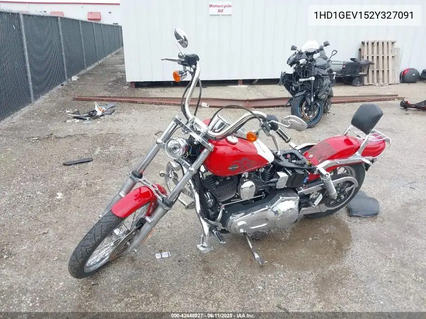 2002 Harley-Davidson Fxdwg VIN: 1HD1GEV152Y327091 Lot: 42448927