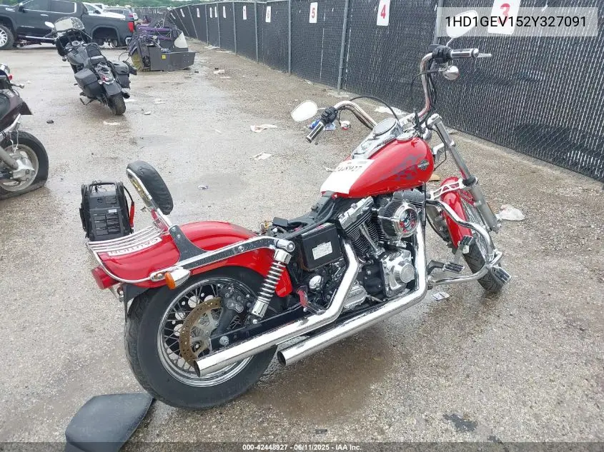 2002 Harley-Davidson Fxdwg VIN: 1HD1GEV152Y327091 Lot: 42448927