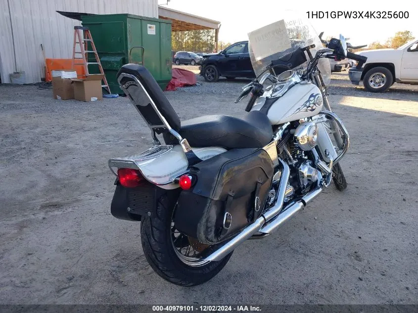 2004 Harley-Davidson Fxdwgi VIN: 1HD1GPW3X4K325600 Lot: 40979101