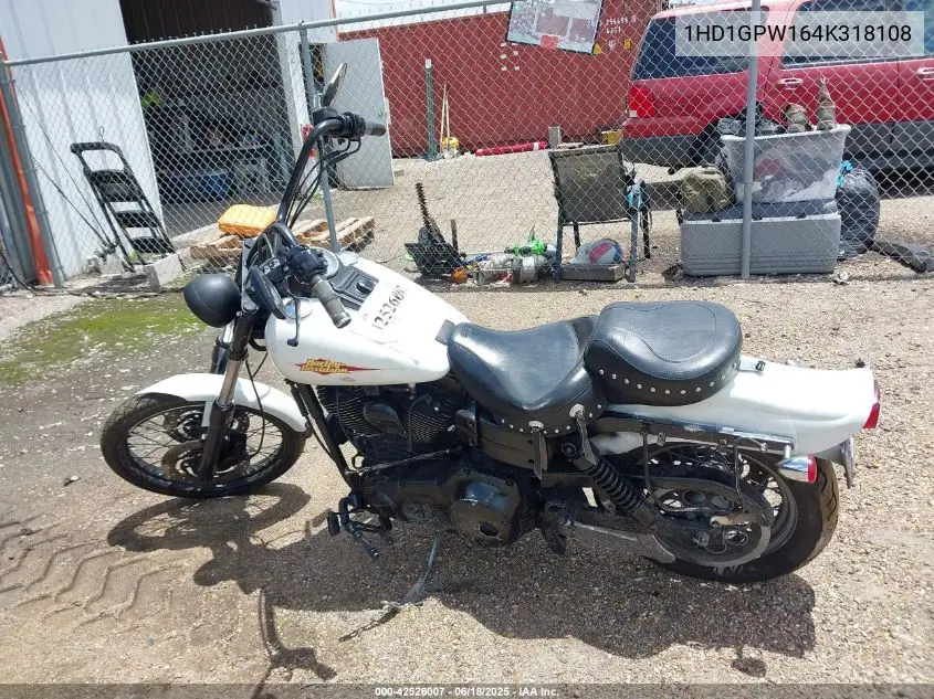 2004 Harley-Davidson Fxdwgi VIN: 1HD1GPW164K318108 Lot: 42526007
