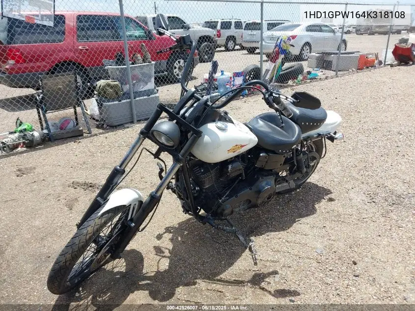 2004 Harley-Davidson Fxdwgi VIN: 1HD1GPW164K318108 Lot: 42526007