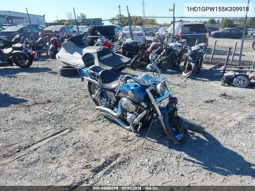 2005 Harley-Davidson Fxdwgi VIN: 1HD1GPW155K309918 Lot: 41668379