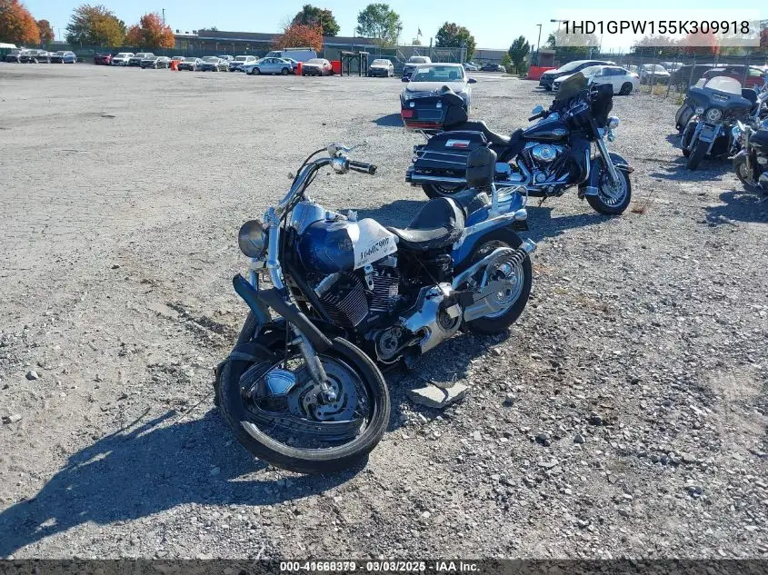2005 Harley-Davidson Fxdwgi VIN: 1HD1GPW155K309918 Lot: 41668379