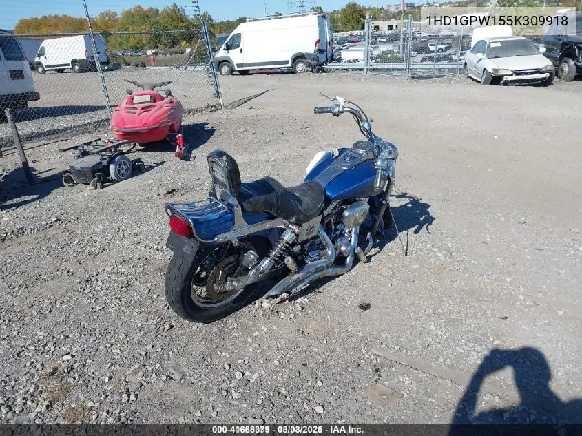 2005 Harley-Davidson Fxdwgi VIN: 1HD1GPW155K309918 Lot: 41668379