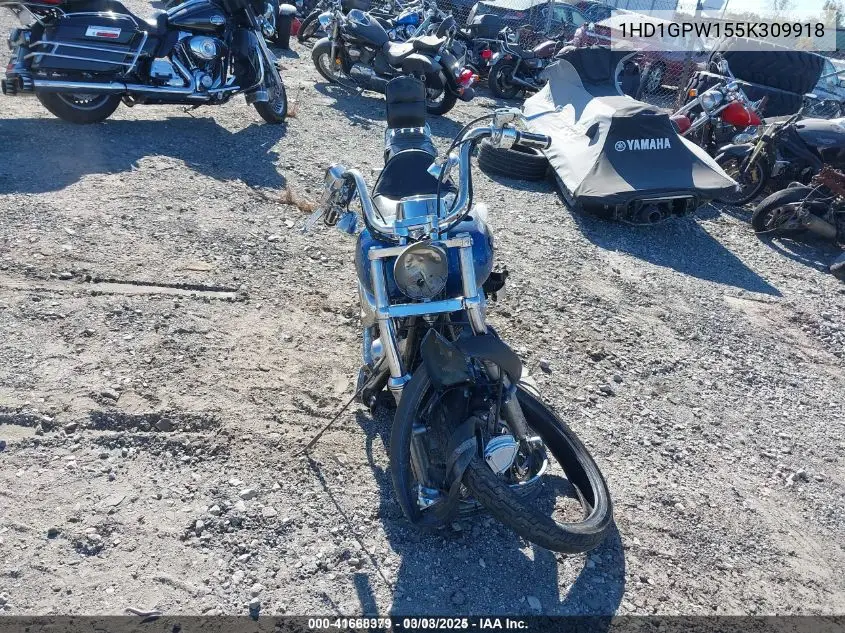 2005 Harley-Davidson Fxdwgi VIN: 1HD1GPW155K309918 Lot: 41668379