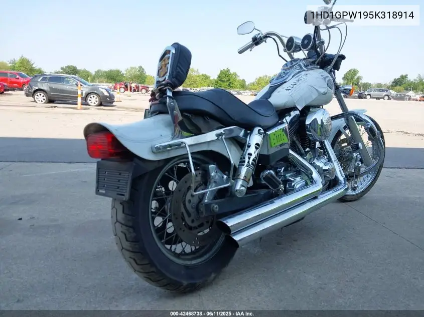 2005 Harley-Davidson Fxdwgi VIN: 1HD1GPW195K318914 Lot: 42468738