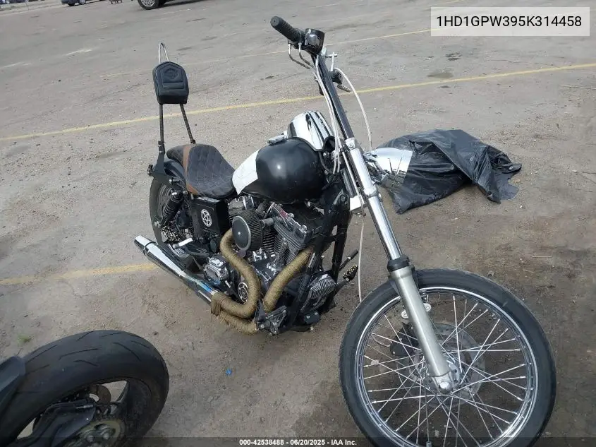 2005 Harley-Davidson Fxdwgi VIN: 1HD1GPW395K314458 Lot: 42538488