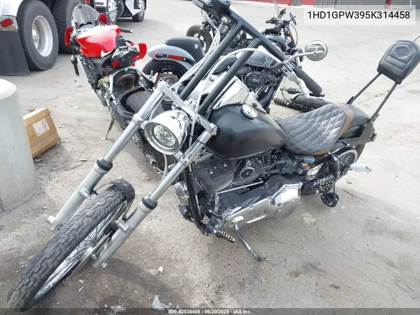 2005 Harley-Davidson Fxdwgi VIN: 1HD1GPW395K314458 Lot: 42538488