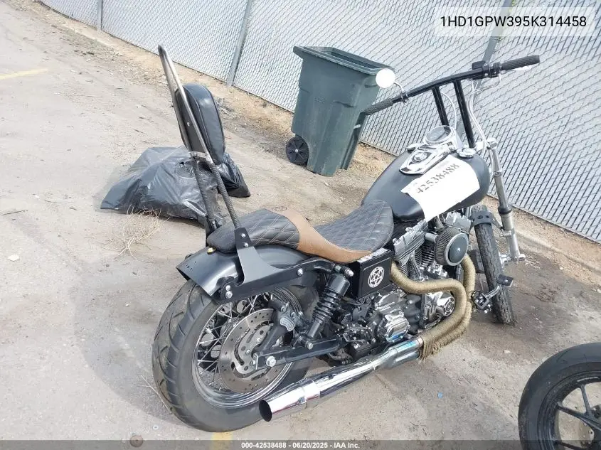 2005 Harley-Davidson Fxdwgi VIN: 1HD1GPW395K314458 Lot: 42538488