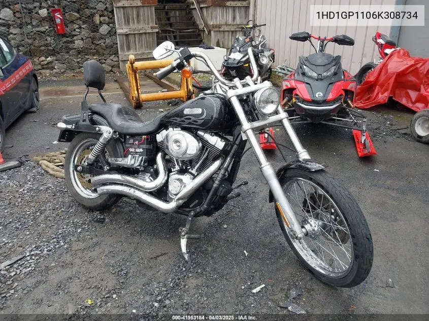 2006 Harley-Davidson Fxdwgi VIN: 1HD1GP1106K308734 Lot: 41953184