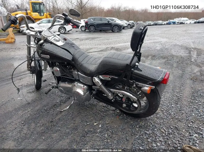 2006 Harley-Davidson Fxdwgi VIN: 1HD1GP1106K308734 Lot: 41953184
