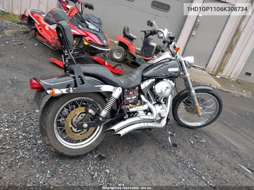 2006 Harley-Davidson Fxdwgi VIN: 1HD1GP1106K308734 Lot: 41953184