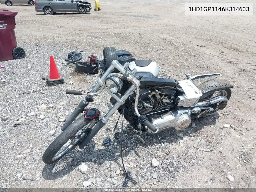 2006 Harley-Davidson Fxdwgi VIN: 1HD1GP1146K314603 Lot: 42295348