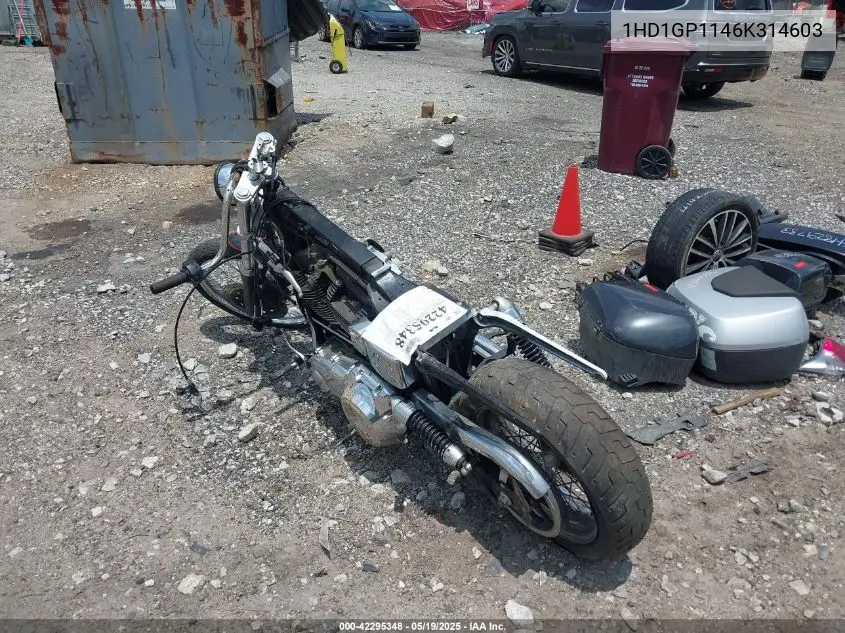 2006 Harley-Davidson Fxdwgi VIN: 1HD1GP1146K314603 Lot: 42295348