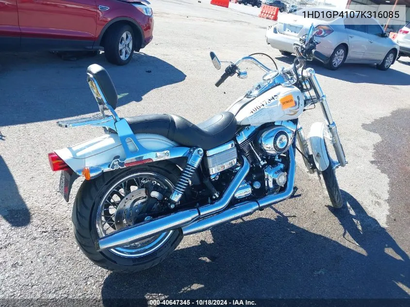 2007 Harley-Davidson Fxdwg VIN: 1HD1GP4107K316085 Lot: 40647345