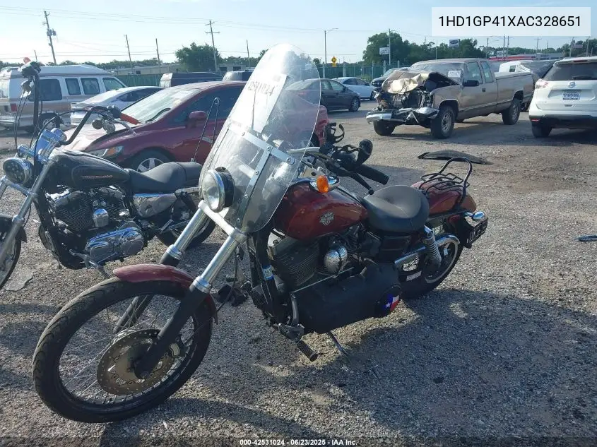 2010 Harley-Davidson Fxdwg VIN: 1HD1GP41XAC328651 Lot: 42531024
