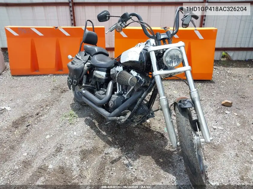 2010 Harley-Davidson Fxdwg VIN: 1HD1GP418AC326204 Lot: 42538133