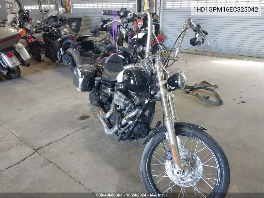 2014 Harley-Davidson Fxdwg Dyna Wide Glide VIN: 1HD1GPM16EC325042 Lot: 40686363