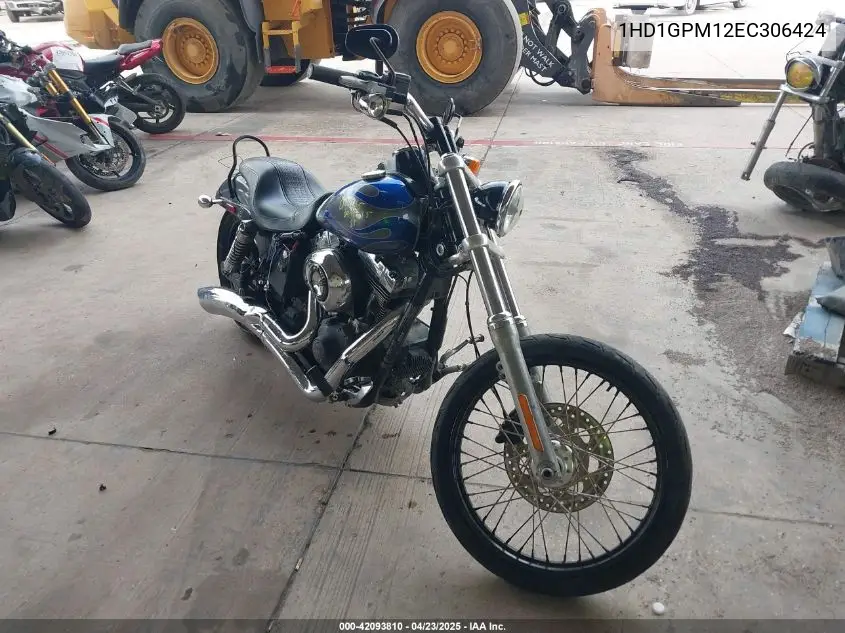 2014 Harley-Davidson Fxdwg Dyna Wide Glide VIN: 1HD1GPM12EC306424 Lot: 42093810