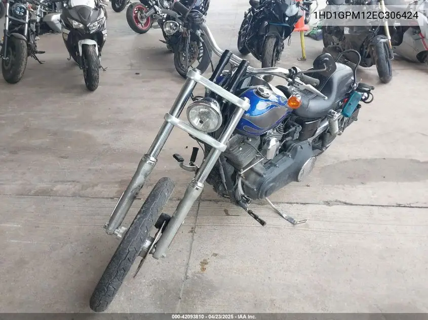 2014 Harley-Davidson Fxdwg Dyna Wide Glide VIN: 1HD1GPM12EC306424 Lot: 42093810