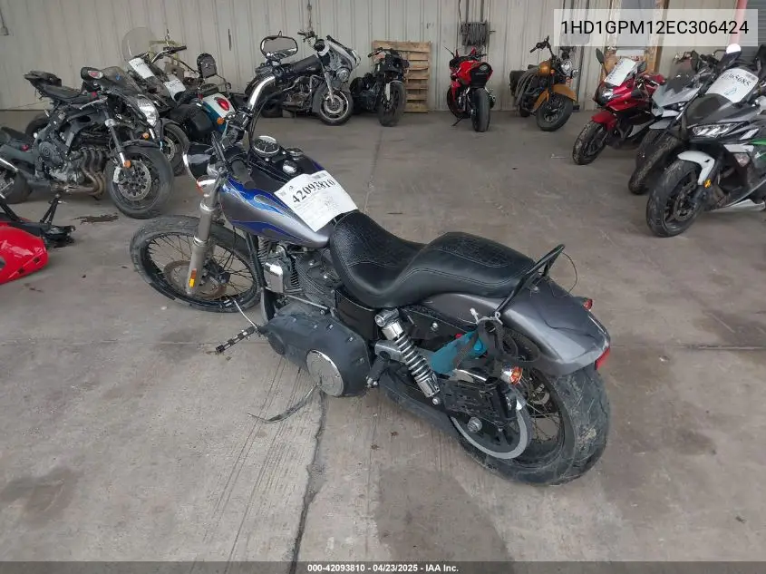 2014 Harley-Davidson Fxdwg Dyna Wide Glide VIN: 1HD1GPM12EC306424 Lot: 42093810