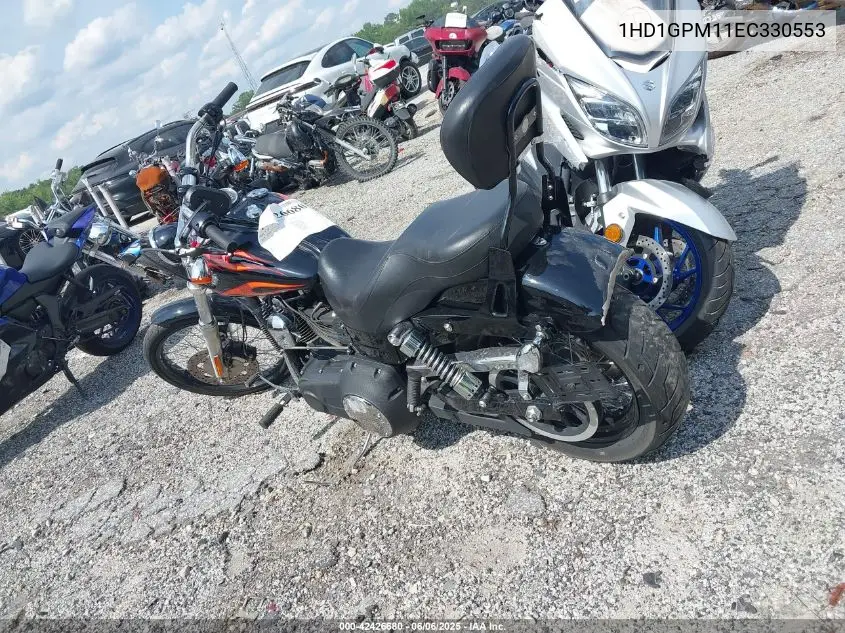 2014 Harley-Davidson Fxdwg Dyna Wide Glide VIN: 1HD1GPM11EC330553 Lot: 42426680