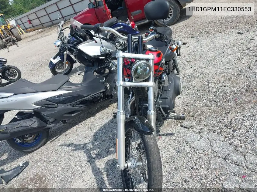 2014 Harley-Davidson Fxdwg Dyna Wide Glide VIN: 1HD1GPM11EC330553 Lot: 42426680