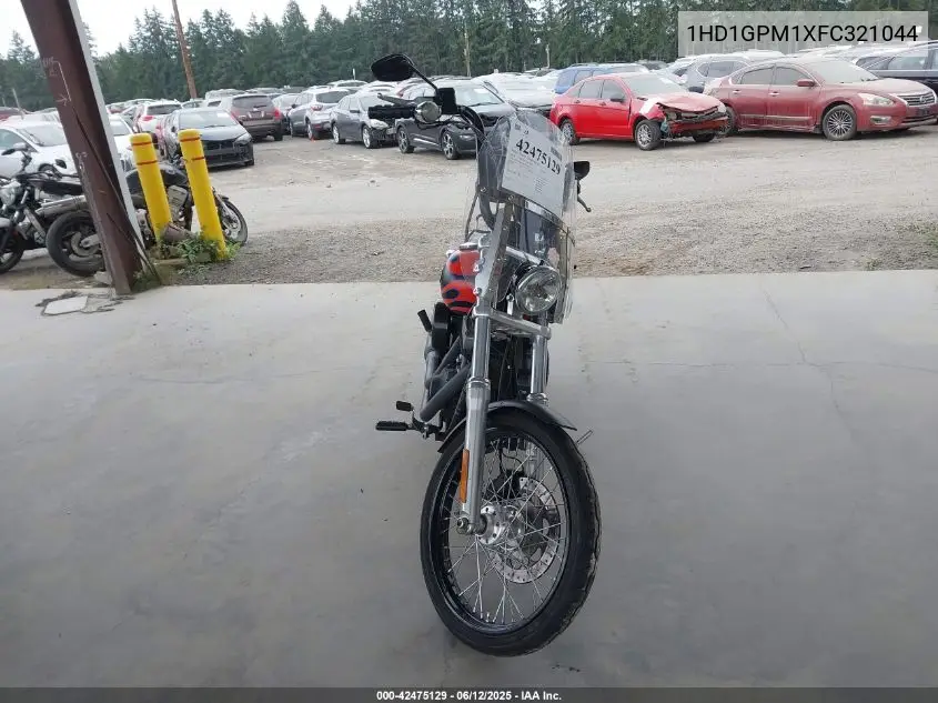 2015 Harley-Davidson Fxdwg Dyna Wide Glide VIN: 1HD1GPM1XFC321044 Lot: 42475129
