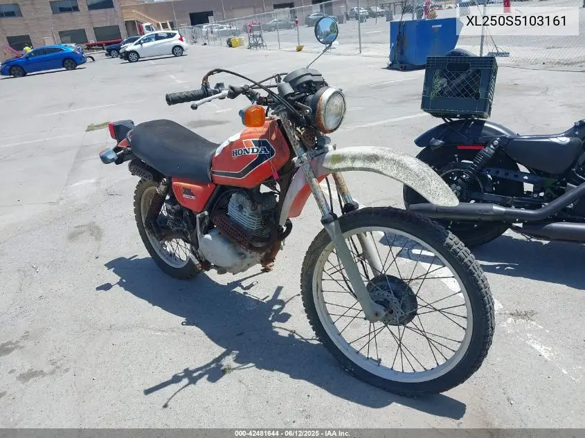 1997 Honda Xl250 VIN: XL250S5103161 Lot: 42481644