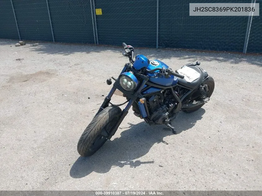 2023 Honda Cmx1100 T VIN: JH2SC8369PK201836 Lot: 39910387