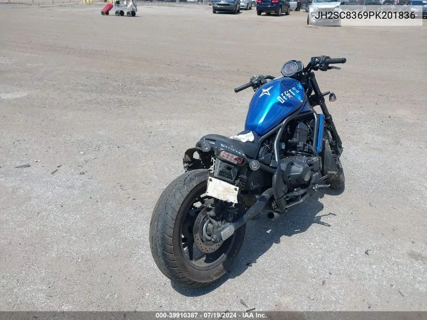 2023 Honda Cmx1100 T VIN: JH2SC8369PK201836 Lot: 39910387