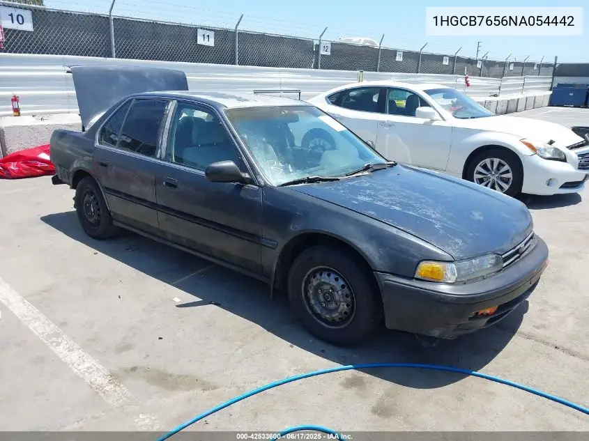 1992 Honda Accord Lx VIN: 1HGCB7656NA054442 Lot: 42533600