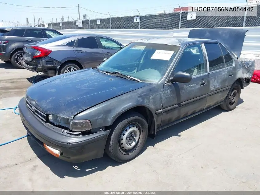 1992 Honda Accord Lx VIN: 1HGCB7656NA054442 Lot: 42533600