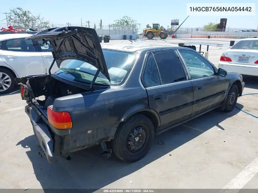 1992 Honda Accord Lx VIN: 1HGCB7656NA054442 Lot: 42533600