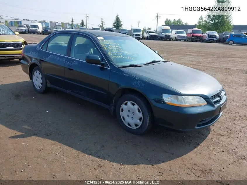 1999 Honda Accord Lx VIN: 1HGCG5642XA809912 Lot: 12343257