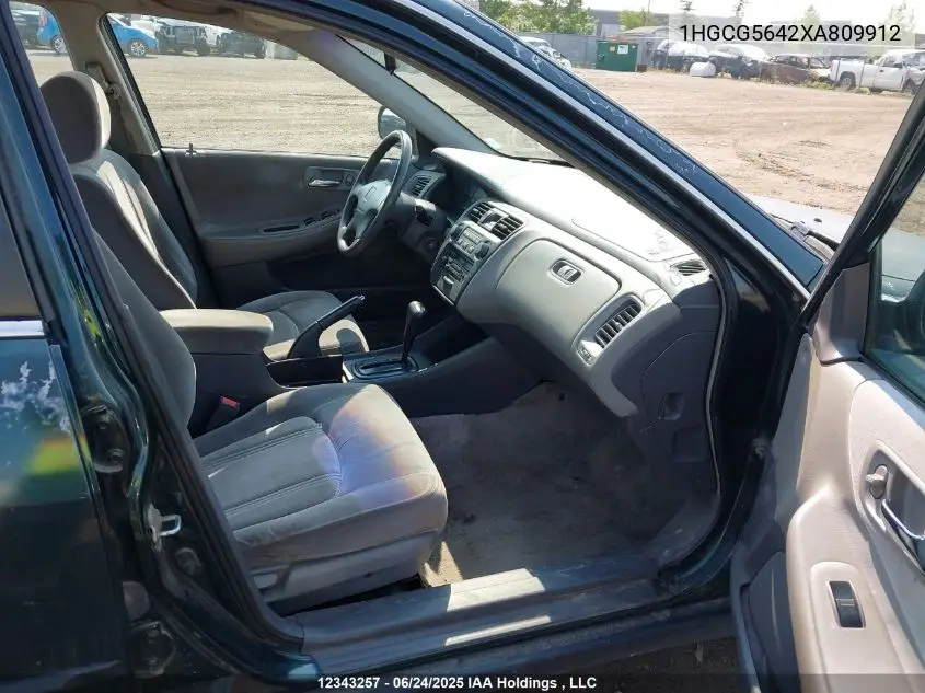 1999 Honda Accord Lx VIN: 1HGCG5642XA809912 Lot: 12343257