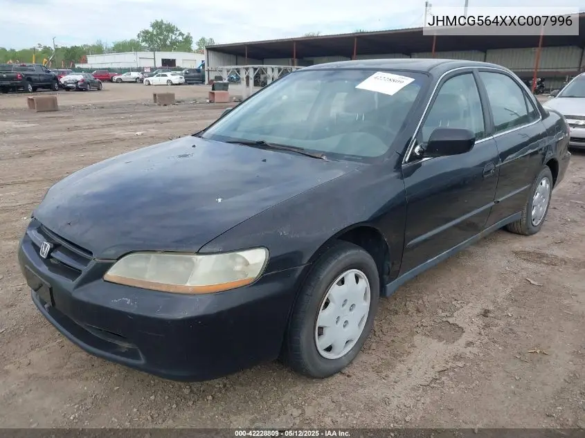 1999 Honda Accord Lx VIN: JHMCG564XXC007996 Lot: 42228809