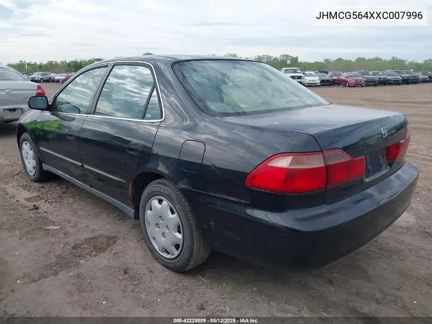1999 Honda Accord Lx VIN: JHMCG564XXC007996 Lot: 42228809