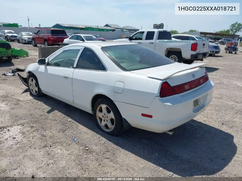 1999 Honda Accord Ex V6 VIN: 1HGCG225XXA018721 Lot: 42248157
