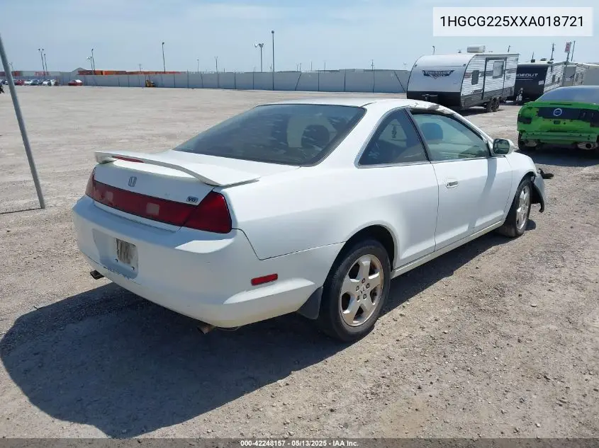 1999 Honda Accord Ex V6 VIN: 1HGCG225XXA018721 Lot: 42248157