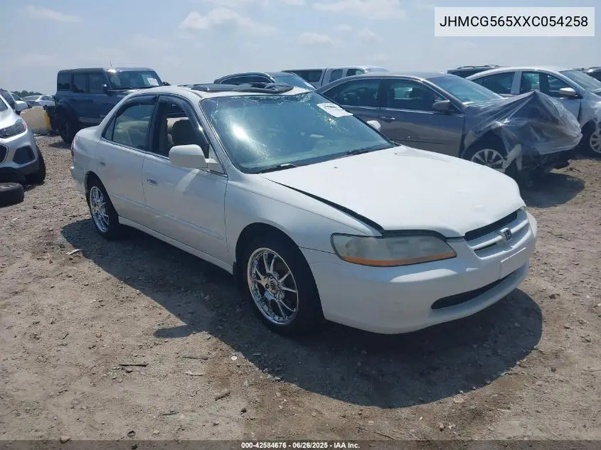 1999 Honda Accord Ex VIN: JHMCG565XXC054258 Lot: 42584676