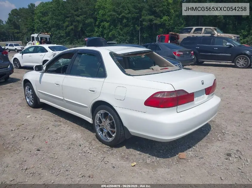 1999 Honda Accord Ex VIN: JHMCG565XXC054258 Lot: 42584676