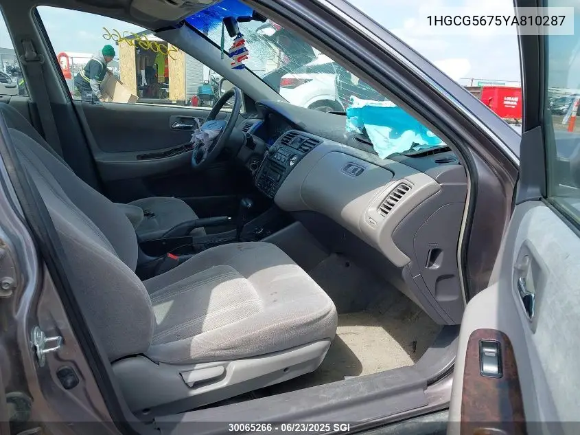 2000 Honda Accord Se VIN: 1HGCG5675YA810287 Lot: 30065266