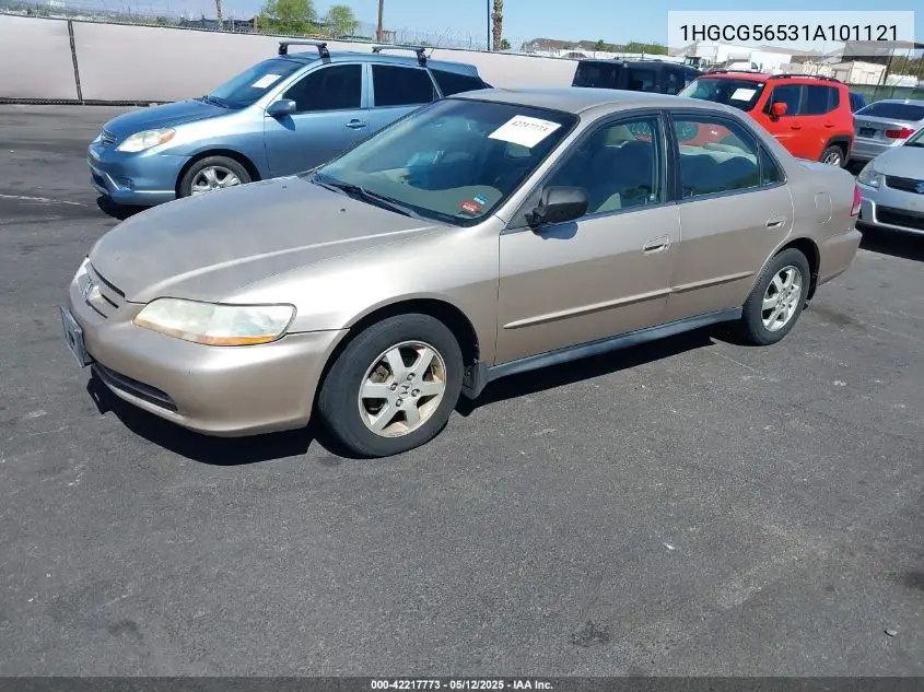 2001 Honda Accord 2.3 Lx VIN: 1HGCG56531A101121 Lot: 42217773