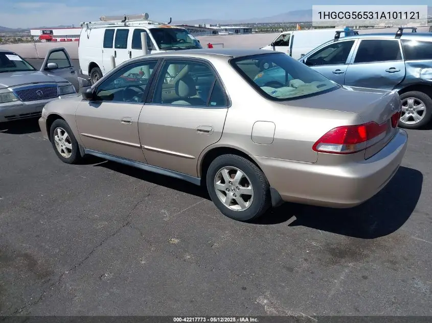 2001 Honda Accord 2.3 Lx VIN: 1HGCG56531A101121 Lot: 42217773