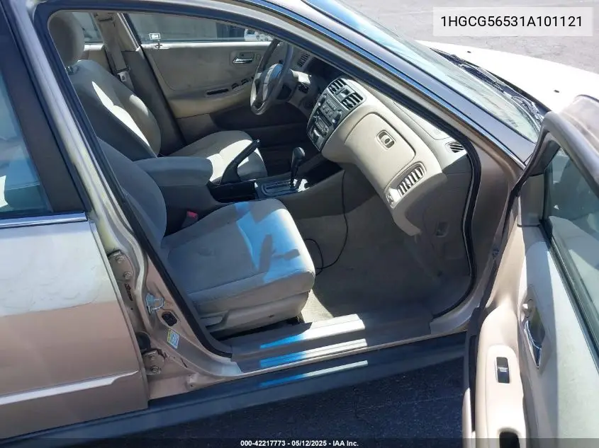 2001 Honda Accord 2.3 Lx VIN: 1HGCG56531A101121 Lot: 42217773