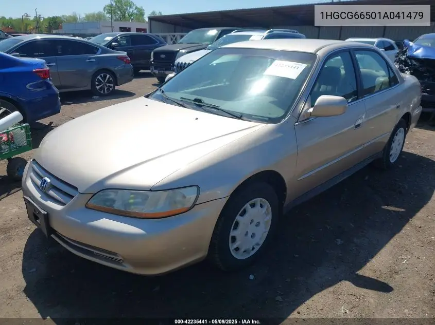 2001 Honda Accord 2.3 Lx VIN: 1HGCG66501A041479 Lot: 42235441