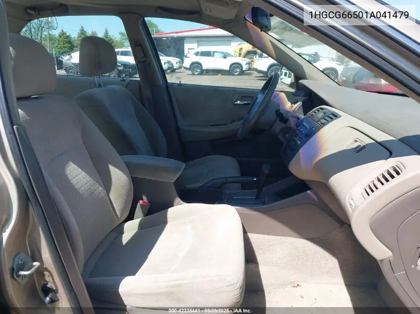 2001 Honda Accord 2.3 Lx VIN: 1HGCG66501A041479 Lot: 42235441