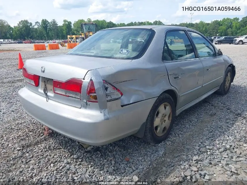 2001 Honda Accord 3.0 Ex VIN: 1HGCG16501A059466 Lot: 42240341